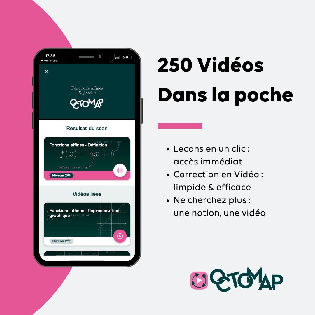 App mobile accompagnant OCTOMAP et 250 videos