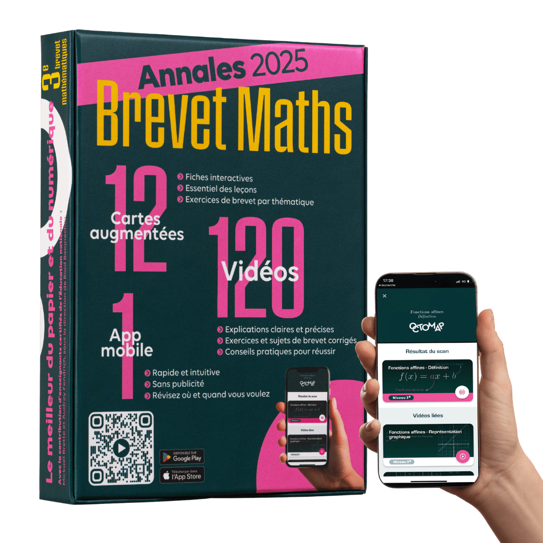 OCTOMAP Annales Brevet 2025 Mathématiques 3e